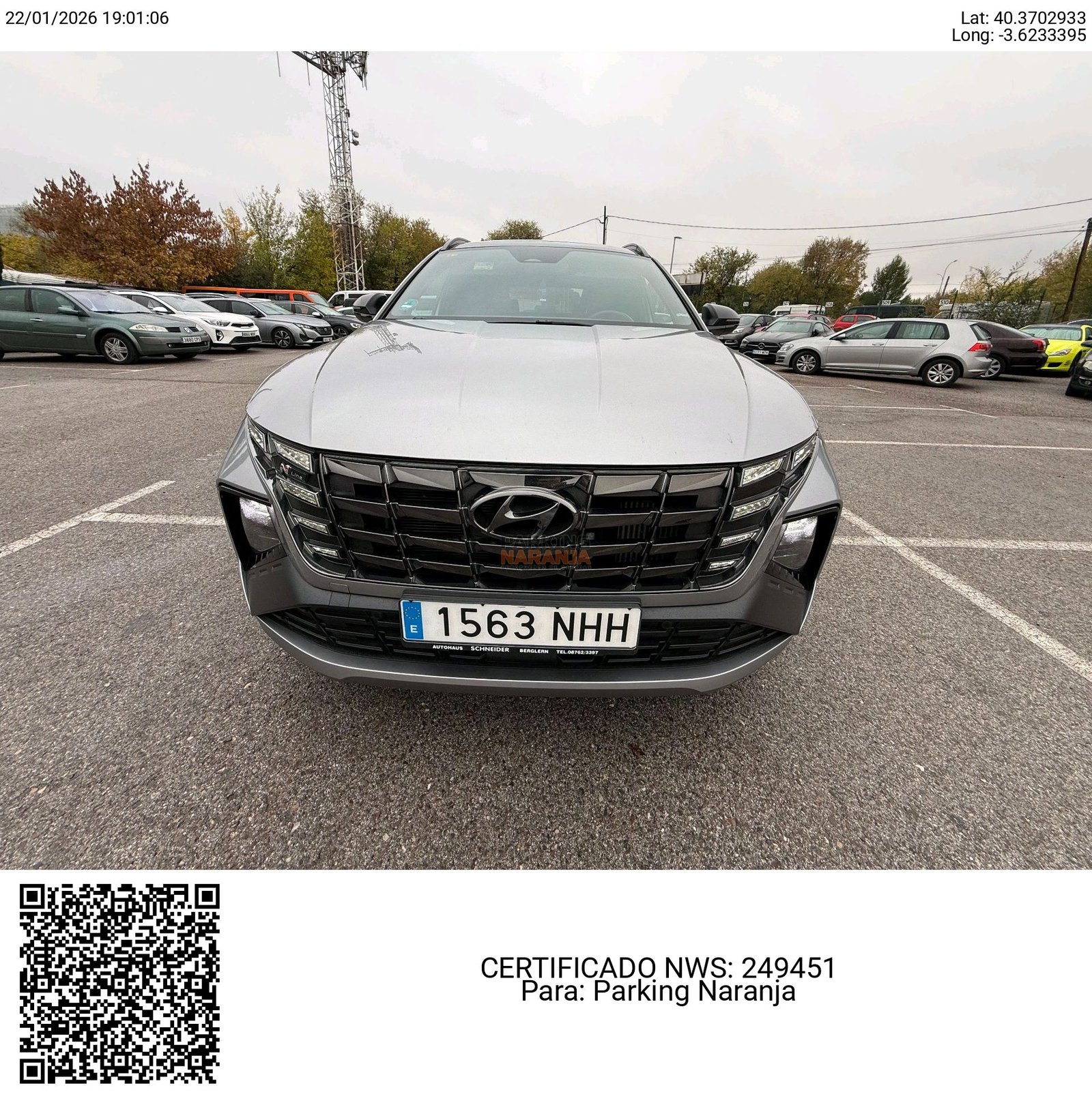 Foto lateral del vehículo